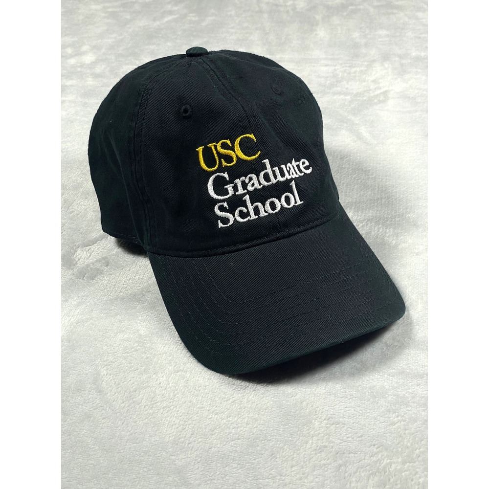 USC Graduate School Black Adjustable Dad Hat Strapback OTTO Embroidered Cap